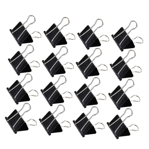 SHINEOFI 60 Stück Schwarze Metall-binderclips Große Büroklammern für Dokumentenmanagement Wiederverwendbare Aktenklemmen Robuster Büro Schulbedarf für Ordner und Rechnungen SHINEOFI 60 Stück Schwarze Metall-binderclips Große Büroklammern für Dokumentenmanagement Wiederverwendbare Aktenklemmen Robuster Büro Schulbedarf für Ordner und Rechnungen von SHINEOFI