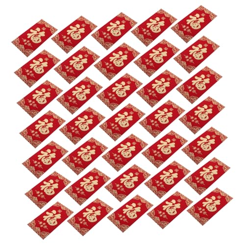SHINEOFI 60 Stück Teiliges Chinesische Neujahrsumschläge Jahr Des Pferdes Rote Geldumschläge mit Fu Zeichen für Hochzeit Geburtstag Frühlingsfest Vielseitig Verwendbar Hochwertiger Druck SHINEOFI 60 Stück Teiliges Chinesische Neujahrsumschläge Jahr Des Pferdes Rote Geldumschläge mit Fu Zeichen für Hochzeit Geburtstag Frühlingsfest Vielseitig Verwendbar Hochwertiger Druck von SHINEOFI
