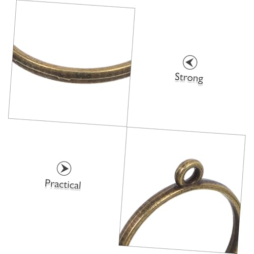 SHINEOFI 60 Stück Teiliges Runde Offene Legierungsrahmen Anhänger für Resin Schmuckherstellung Hohle Cabochon Fassungen für Halsketten Ohrringe Armbänder Vielseitig für DIY Schmuckdesign SHINEOFI 60 Stück Teiliges Runde Offene Legierungsrahmen Anhänger für Resin Schmuckherstellung Hohle Cabochon Fassungen für Halsketten Ohrringe Armbänder Vielseitig für DIY Schmuckdesign von SHINEOFI