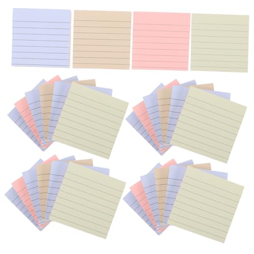 SHINEOFI 600 Blatt Selbstklebende Haftnotizen mit Linien Mehrfarbige Haftzettel Starke Klebekraft Rückstandsfrei für Schüler Lehrer Büro und Tägliche Planung SHINEOFI 600 Blatt Selbstklebende Haftnotizen mit Linien Mehrfarbige Haftzettel Starke Klebekraft Rückstandsfrei für Schüler Lehrer Büro und Tägliche Planung von SHINEOFI