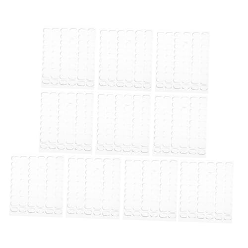 SHINEOFI 600 Stück Transparentes Doppelseitiges Klebeband Klare Klebepunkte Haftende Klebe Tabs für Fotos Poster und Dekoration Abziehbar Vielseitig für Büro und Zuhause von SHINEOFI
