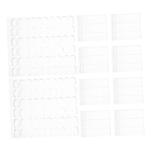 SHINEOFI 600 Stück Transparentes Doppelseitiges Klebeband Klebepunktband Selbstklebende Laschen Doppelseitige Klebelaschen Transparente Kleber Acryl von SHINEOFI
