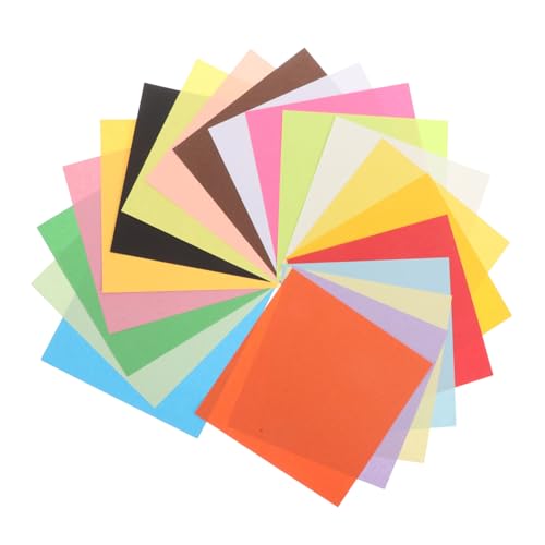 SHINEOFI 600 Stücke Origami farbiges Druckerpapier Bastelpapier Baupapier für Handwerk Papier für Kunsthandwerk kopieren Kunstpapier Kinderschule Baupapierkit Konstruktionspapier von SHINEOFI