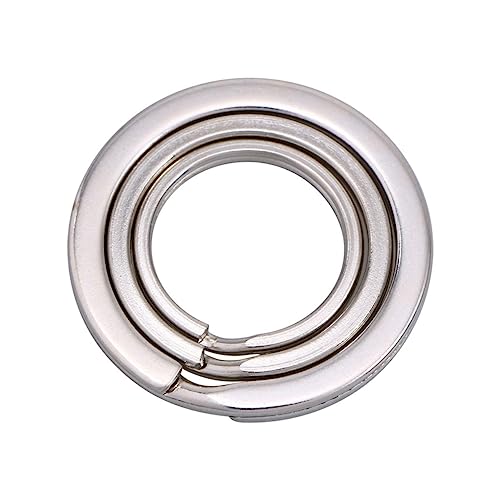SHINEOFI 60Stücke Runde Schlüsselringe Metall Silber Robuste Schlüsselanhänger für DIY Schlüsselorganisation Haustür und Autoschlüssel Langlebig und Stark SHINEOFI 60Stücke Runde Schlüsselringe Metall Silber Robuste Schlüsselanhänger für DIY Schlüsselorganisation Haustür und Autoschlüssel Langlebig und Stark von SHINEOFI