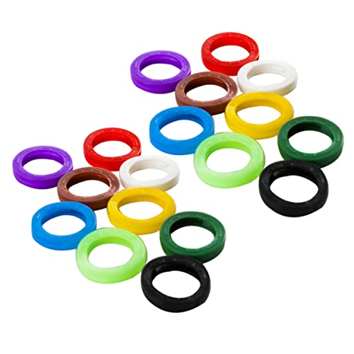 SHINEOFI 64 Stück Teiliges Elastische Bunte Silikon Schlüsselhüllen Schlüsselkennzeichnung Runde Flexible Schutzhüllen für Hausschlüssel Autoschlüssel Farbcodierung Zufällige Farbe SHINEOFI 64 Stück Teiliges Elastische Bunte Silikon Schlüsselhüllen Schlüsselkennzeichnung Runde Flexible Schutzhüllen für Hausschlüssel Autoschlüssel Farbcodierung Zufällige Farbe von SHINEOFI