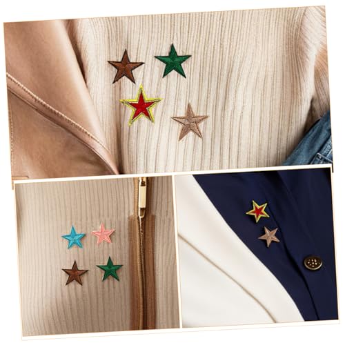 SHINEOFI 68 Stück Kleidungsflicken Dekoration Stern Aufnäher Stern Patch Für Kleidung Bestickter Aufnäher Bestickte Kleidungsflicken Kleidung Dekorative Patches von SHINEOFI