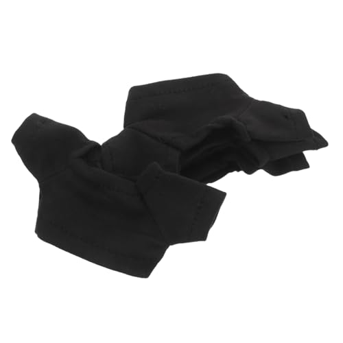 SHINEOFI 6stücke Kleidung Für Kleine Bären Austauschbare Puppen-t-Shirts Dekorative Puppendekoration Klassisches Stofftier-t-Shirt Einfaches Puppen-t-Shirt T-Shirt Für Stoffbären von SHINEOFI