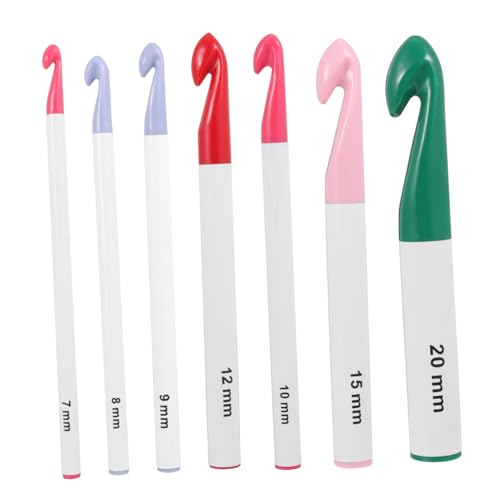 SHINEOFI 7 Stück Teiliges Häkelnadel Set mit Ergonomischen Griffen für Komfortables Häkeln für Anfänger und Profis Langlebiger Nadeln für Verschiedene Garne Zufällige Farbe Zufällige Farbe SHINEOFI 7 Stück Teiliges Häkelnadel Set mit Ergonomischen Griffen für Komfortables Häkeln für Anfänger und Profis Langlebiger Nadeln für Verschiedene Garne Zufällige Farbe Zufällige Farbe von SHINEOFI