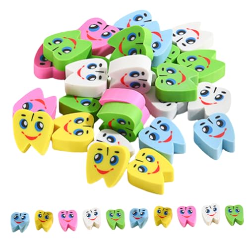 SHINEOFI 70 Pcs Bunte Zahnförmige Radiergummis Für Kinder Langlebige Löschwirkung Effekt Eraser Für Schulpraxis Im Schulbüro in Schulpraxis. SHINEOFI 70 Pcs Bunte Zahnförmige Radiergummis Für Kinder Langlebige Löschwirkung Effekt Eraser Für Schulpraxis Im Schulbüro in Schulpraxis. von SHINEOFI