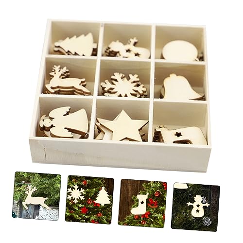 SHINEOFI 72 Stück 1 Satz Hölzerne Weihnachtsdekoration aufbewahrungsdose storage boxes weihnachten bastelset stauboxen Ornamente hängend Weihnachtsanhänger aus Holz Praktisches Holzhandwerk SHINEOFI 72 Stück 1 Satz Hölzerne Weihnachtsdekoration aufbewahrungsdose storage boxes weihnachten bastelset stauboxen Ornamente hängend Weihnachtsanhänger aus Holz Praktisches Holzhandwerk von SHINEOFI