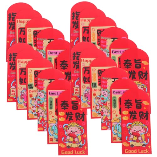 SHINEOFI 72 Stück Frühlingsfest Rote Umschläge Jahr Des Pferdes Traditionelle Chinesische Papier Hongbao Für Neujahrsfeierlichkeiten Geeignet Für Die Ganze Familie SHINEOFI 72 Stück Frühlingsfest Rote Umschläge Jahr Des Pferdes Traditionelle Chinesische Papier Hongbao Für Neujahrsfeierlichkeiten Geeignet Für Die Ganze Familie von SHINEOFI