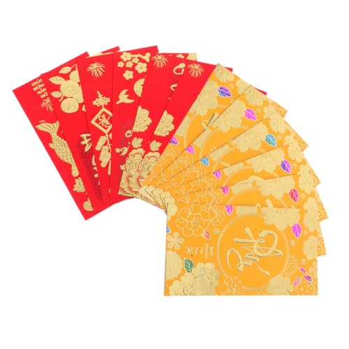 SHINEOFI 72 Stück Teiliges Vietnamesische Neujahrs Rotumschläge Frühlingsfest Geldumschläge für Mondneujahr Traditionelle Li Xi für Festliche Dekorationen von SHINEOFI