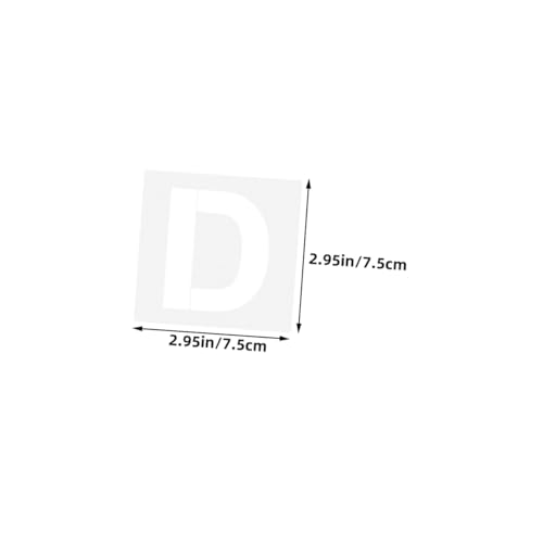 SHINEOFI 72 Stück Teiliges Wiederverwendbare Kunststoff Buchstaben und Zahlenschablonen Langlebige Leichte Spray Schablonen für DIY Kunst Beschilderung Scrapbooking und Präzises Stencil SHINEOFI 72 Stück Teiliges Wiederverwendbare Kunststoff Buchstaben und Zahlenschablonen Langlebige Leichte Spray Schablonen für DIY Kunst Beschilderung Scrapbooking und Präzises Stencil von SHINEOFI