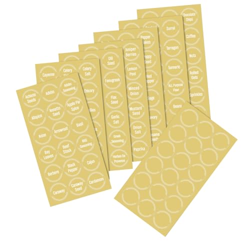 SHINEOFI 8 Blatt Gewürzetiketten Transparente Wasser Ölbeständige Aufkleber mit Klarer Beschriftung Praktische Zutatenetiketten für Kunststoffbehälter Selbstklebend Langlebig und Leicht SHINEOFI 8 Blatt Gewürzetiketten Transparente Wasser Ölbeständige Aufkleber mit Klarer Beschriftung Praktische Zutatenetiketten für Kunststoffbehälter Selbstklebend Langlebig und Leicht von SHINEOFI