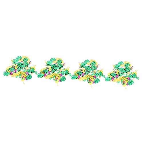 SHINEOFI 8 Packungen Schildkrötenblatt-konfetti Konfetti Für Die Dekoration Partyzubehör Hawaii-dekor Glitzertisch Dekorationen Für Pastelle Luau- Funkeln Flamingo- Papier Baby Kuchen von SHINEOFI