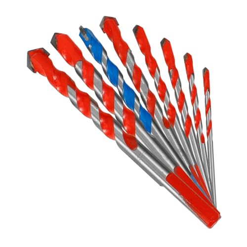 SHINEOFI 8 Stück Multifunktional Drillbit Porzellan Fliesen-Bit Beton Bohrer zum Bohren von Löchern Senkbohrer Steinbohrer Präzisionsbohrer Bohrmaschine Bits Wolfram Stahl SHINEOFI 8 Stück Multifunktional Drillbit Porzellan Fliesen-Bit Beton Bohrer zum Bohren von Löchern Senkbohrer Steinbohrer Präzisionsbohrer Bohrmaschine Bits Wolfram Stahl von SHINEOFI