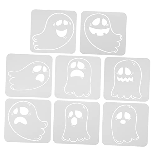 SHINEOFI 8 Stück Teiliges Halloween Gespenster Schablonen Wiederverwendbare Malvorlagen für Kreative Wanddekoration und DIY Bastelprojekte für Halloween Partys und Festlichkeiten SHINEOFI 8 Stück Teiliges Halloween Gespenster Schablonen Wiederverwendbare Malvorlagen für Kreative Wanddekoration und DIY Bastelprojekte für Halloween Partys und Festlichkeiten von SHINEOFI