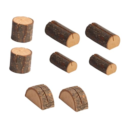 SHINEOFI 8 Stück Teiliges Holz Kartenhalter Rustikale Memo Halter für Postkarten und Visitenkarten Dekorative Tischständer für Zuhause und Büro Aufbewahrungslösung für Notizen und Fotos SHINEOFI 8 Stück Teiliges Holz Kartenhalter Rustikale Memo Halter für Postkarten und Visitenkarten Dekorative Tischständer für Zuhause und Büro Aufbewahrungslösung für Notizen und Fotos von SHINEOFI