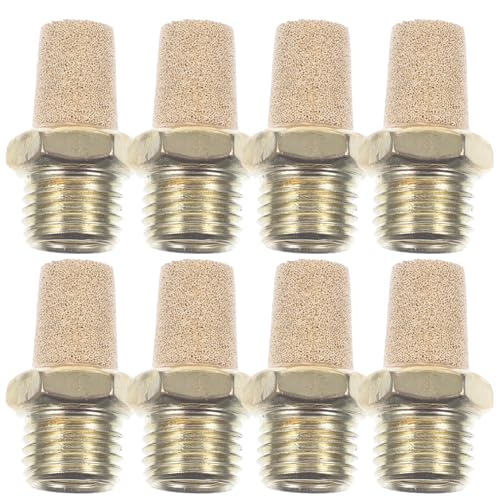 SHINEOFI 8 Stück Teiliges Kupfer Pneumatische Druckluftanschluss Flacher Kopf Geräuschminderung für Industrielle Pneumatikgeräte SHINEOFI 8 Stück Teiliges Kupfer Pneumatische Druckluftanschluss Flacher Kopf Geräuschminderung für Industrielle Pneumatikgeräte von SHINEOFI