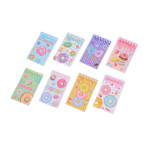 SHINEOFI 8 Stück Teiliges Spiralnotizbuch Bunte Dicke Tintenresistente Notizblöcke mit Donut Kompakte Leichte College und Schultaschen Notizhefte für Schule und Büro SHINEOFI 8 Stück Teiliges Spiralnotizbuch Bunte Dicke Tintenresistente Notizblöcke mit Donut Kompakte Leichte College und Schultaschen Notizhefte für Schule und Büro von SHINEOFI