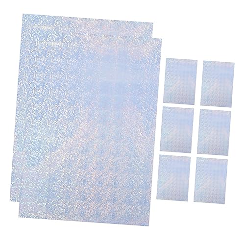 SHINEOFI 8 Stück reflektierendes Druckpapier Fotopapier glänzend farbig Fotodruckpapier buntes Papier buntpapier einschlagpapier Sprühtintendruckpapier Fotostudio-Druckerpapier das Haustier von SHINEOFI
