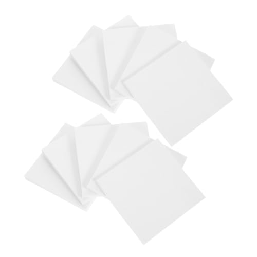 SHINEOFI 80 Blatt Teiliges Set Abreißbarer Haftnotizen für Schüler Selbstklebende Notizblöcke mit Weißen Blanko Blättern Vielseitig Verwendbar für Schule Büro und Zuhause für Schnelle von SHINEOFI