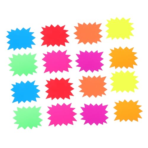 SHINEOFI 80 Stück Fluoreszierende Teilig Star Burst Preisschilder Neon Verkaufsetiketten für Einzelhandel Garagen und Hofverkauf Ablösbar Auffällige Farben zur und Angebotskennzeichnung SHINEOFI 80 Stück Fluoreszierende Teilig Star Burst Preisschilder Neon Verkaufsetiketten für Einzelhandel Garagen und Hofverkauf Ablösbar Auffällige Farben zur und Angebotskennzeichnung von SHINEOFI