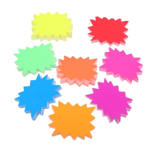 SHINEOFI 80 Stück Fluoreszierende Verkaufsschilder Sternexplosion Preisschilder in Leuchtenden Farben Selbstklebende Tag Aufkleber für Einzelhandel Garage Leicht Ablösbar Vielseitig SHINEOFI 80 Stück Fluoreszierende Verkaufsschilder Sternexplosion Preisschilder in Leuchtenden Farben Selbstklebende Tag Aufkleber für Einzelhandel Garage Leicht Ablösbar Vielseitig von SHINEOFI