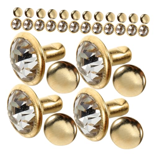 SHINEOFI 80 Stück Kristallnieten Strass Nieten für DIY Kleidung Schuhe Taschen Kleider Glänzende Metallnieten für Lederhandwerk und Verzierungen SHINEOFI 80 Stück Kristallnieten Strass Nieten für DIY Kleidung Schuhe Taschen Kleider Glänzende Metallnieten für Lederhandwerk und Verzierungen von SHINEOFI