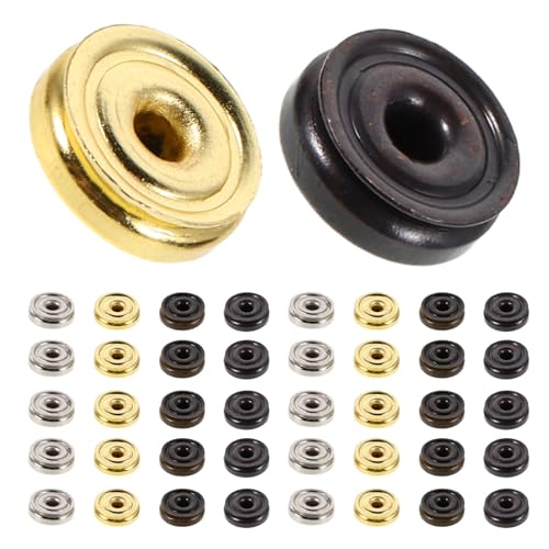 SHINEOFI 80 Stück Metall Druckknöpfe zum Annähen Unsichtbare Knöpfe für Diy Projekte Stoffe und Bekleidung Langlebig und Hautfreundlich Farben Schwarz Antikbronze Silber Gold SHINEOFI 80 Stück Metall Druckknöpfe zum Annähen Unsichtbare Knöpfe für Diy Projekte Stoffe und Bekleidung Langlebig und Hautfreundlich Farben Schwarz Antikbronze Silber Gold von SHINEOFI