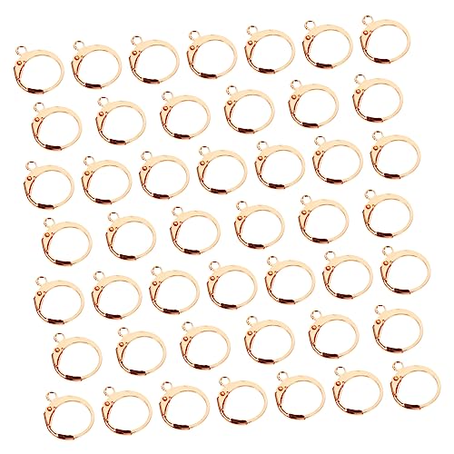 SHINEOFI 80 Stück Ohrhaken Roségold Ohrdraht mit Hebelverschluss für Schmuckherstellung Diy Ohrringe Basteln Runde Ohrringhaken Komfortabel Sicher Vielseitig Einsetzbar SHINEOFI 80 Stück Ohrhaken Roségold Ohrdraht mit Hebelverschluss für Schmuckherstellung Diy Ohrringe Basteln Runde Ohrringhaken Komfortabel Sicher Vielseitig Einsetzbar von SHINEOFI