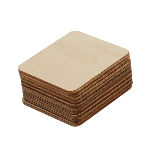 SHINEOFI 80 Stück Teiliges DIY Holzscheiben Quadratisch Umweltfreundlichem Holz für Basteln Verzieren Scrapbooking Lernspielzeug und Kreative Handwerksprojekte SHINEOFI 80 Stück Teiliges DIY Holzscheiben Quadratisch Umweltfreundlichem Holz für Basteln Verzieren Scrapbooking Lernspielzeug und Kreative Handwerksprojekte von SHINEOFI