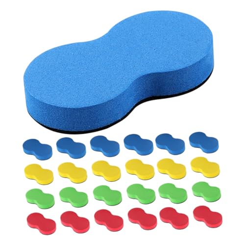 SHINEOFI 80 Stück Wiederverwendbare Eraser für Trockene Marker für Klassenzimmer und Zuhause Effektive für Tafeln von SHINEOFI