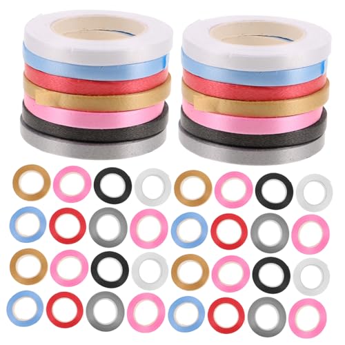 SHINEOFI 80 Stück dekoratives Band bunte Banddekoration Band für Geschenke Alles Gute zum Geburtstag Ribbon Bastelband Geschenkbänder für Hochzeit Plastik SHINEOFI 80 Stück dekoratives Band bunte Banddekoration Band für Geschenke Alles Gute zum Geburtstag Ribbon Bastelband Geschenkbänder für Hochzeit Plastik von SHINEOFI