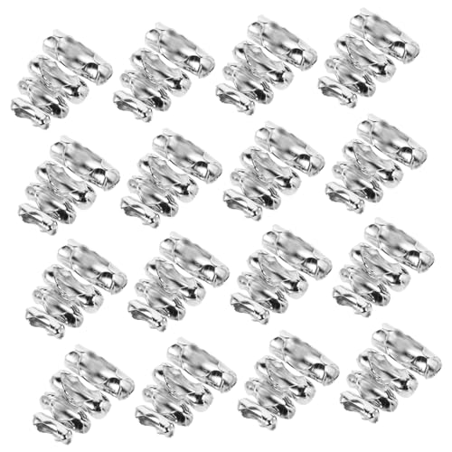 SHINEOFI 800 Stück Metall Kugelkettenglieder Clips Sicherer Schmuckverbinder für DIY Halsketten Armbänder Schlüsselanhänger Reparatur Zubehör SHINEOFI 800 Stück Metall Kugelkettenglieder Clips Sicherer Schmuckverbinder für DIY Halsketten Armbänder Schlüsselanhänger Reparatur Zubehör von SHINEOFI