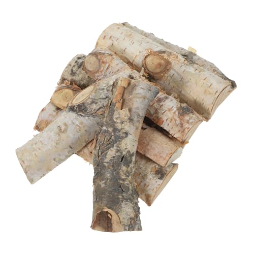 SHINEOFI 8Stücke Holzstücke für DIY Weihnachtsschmuck Natürliche Holzklötze für Aquarien Dekoration Bastelprojekte und Foto Requisiten für Festlichkeiten und Kreative von SHINEOFI