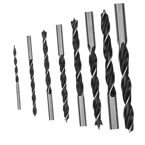 SHINEOFI 8Stücke Teiliges Holzbohrer Set für Handbohrmaschinen Hochwertige Edelstahlbohrer mit Hoher Härte und Verschleißfestigkeit für DIY Projekte und Harte Materialien von SHINEOFI