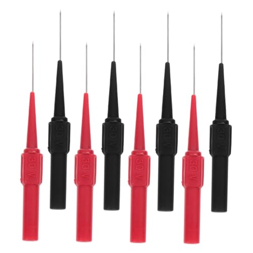 SHINEOFI 8Stücke Testsonden Set für Multimeter Isolierte Piercingnadeln für Präzises Messen Passform für Elektrische Prüfungen und Dämmschichten SHINEOFI 8Stücke Testsonden Set für Multimeter Isolierte Piercingnadeln für Präzises Messen Passform für Elektrische Prüfungen und Dämmschichten von SHINEOFI