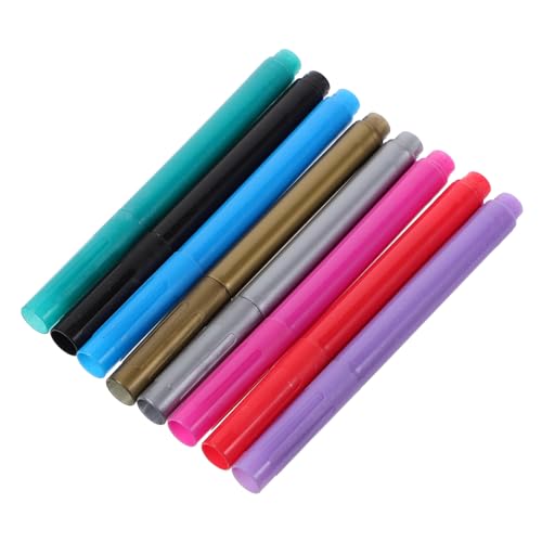 SHINEOFI 8Stücke Wiederverwendbare Weinglas Marker Löschbare Kunststoffstifte für Beschriftungen für Partys Events und Dekoration Brillante Farben für Vielfältige SHINEOFI 8Stücke Wiederverwendbare Weinglas Marker Löschbare Kunststoffstifte für Beschriftungen für Partys Events und Dekoration Brillante Farben für Vielfältige von SHINEOFI