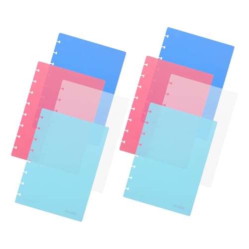SHINEOFI 8blätter Ordnerdeckblatt Aus Kunststoff Hülle Für Ordner Notizbuchabdeckung Ordnerzubehör Schutzhülle Für Loseblattordner Haltbar Und Organisierend SHINEOFI 8blätter Ordnerdeckblatt Aus Kunststoff Hülle Für Ordner Notizbuchabdeckung Ordnerzubehör Schutzhülle Für Loseblattordner Haltbar Und Organisierend von SHINEOFI