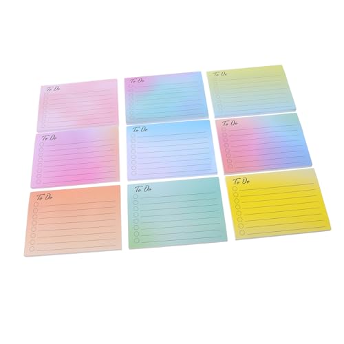 SHINEOFI 9 Aufkleber für Haushaltsnotizen Büro Notizblock Einladung Pads office supplies office zubehör Memo-Aufkleber rememberings selbstklebende Notizblöcke Zubehör beachten Papier von SHINEOFI