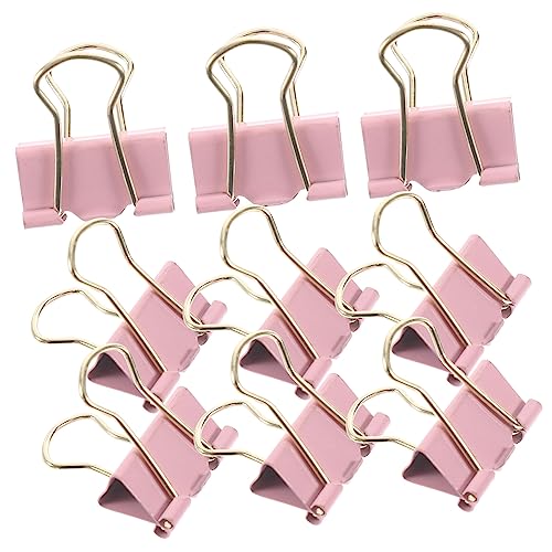SHINEOFI 9 Stück Elliot-ordner Halter Für Büroklammern Multifunktions-dateiclips Kleine Dokumentenklammern Bürobedarf Verschiedene Büroklammern Ordnerklammern Für Das Büro Metall Rosa SHINEOFI 9 Stück Elliot-ordner Halter Für Büroklammern Multifunktions-dateiclips Kleine Dokumentenklammern Bürobedarf Verschiedene Büroklammern Ordnerklammern Für Das Büro Metall Rosa von SHINEOFI