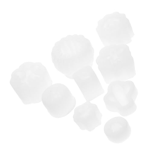 SHINEOFI 9 Stück Teiliges Silikon Cake Mold Kaktusförmige DIY Epoxidharz Kerzengießform Wiederverwendbar Reißfest mit Flachem Boden für Einfache Entformung für Kerzen Seifen Kuchen und von SHINEOFI