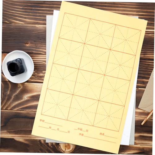 SHINEOFI 90 Blatt Chinesisches Kalligraphiepapier Xuan Reispapier Dickes Langlebiges Schreibpapier mit Hoher Elastizität und Glatter Oberfläche für Kalligraphie Malerei und Übung SHINEOFI 90 Blatt Chinesisches Kalligraphiepapier Xuan Reispapier Dickes Langlebiges Schreibpapier mit Hoher Elastizität und Glatter Oberfläche für Kalligraphie Malerei und Übung von SHINEOFI