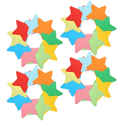 SHINEOFI 90 Blatt Sternpapierschneiden Sternstanzungen Ausschnitte klein bastelset basteln für Decoupage-Papier Etikett Schulmaterial für Belohnung Scherenschnitt von SHINEOFI