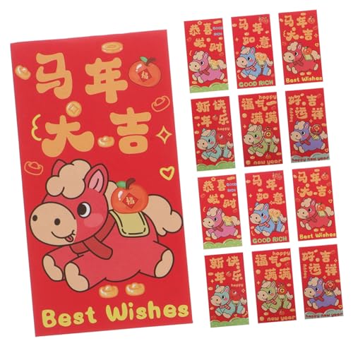 SHINEOFI 90 Stück Kreative Chinesische Envelopes Stabile Papierumschläge für Bargeld Jahr Des Pferdes Vielseitig für Frühjahrsfest Geburtstage Hochzeiten SHINEOFI 90 Stück Kreative Chinesische Envelopes Stabile Papierumschläge für Bargeld Jahr Des Pferdes Vielseitig für Frühjahrsfest Geburtstage Hochzeiten von SHINEOFI