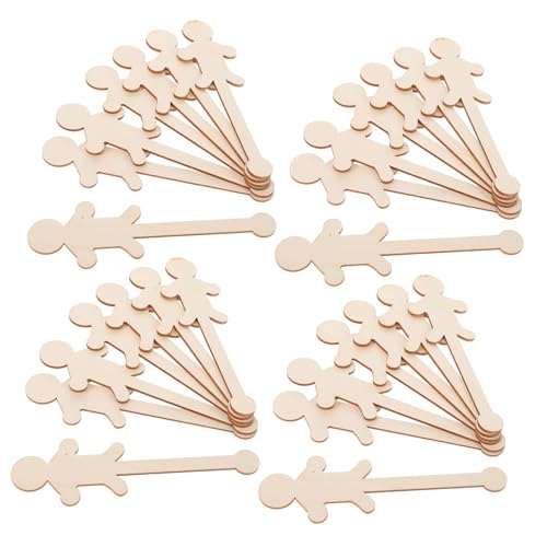 SHINEOFI 90 Stück Teiliges Holzfiguren zum Bemalen Junge Mädchen Formen Naturbelassene Holzscheiben für DIY Kunstprojekte Kreative Bastelornamente für Zeitliche und Festliche Dekorationen SHINEOFI 90 Stück Teiliges Holzfiguren zum Bemalen Junge Mädchen Formen Naturbelassene Holzscheiben für DIY Kunstprojekte Kreative Bastelornamente für Zeitliche und Festliche Dekorationen von SHINEOFI