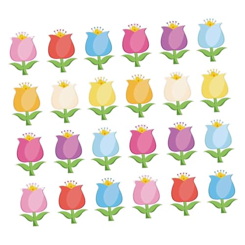 SHINEOFI 90 Stück Teiliges Tulpen Bunt Vielseitige Frühlings dekoration für Karten Scrapbooking Bastelarbeiten Inklusive Klebepunkte für Zuhause und Partygestaltung SHINEOFI 90 Stück Teiliges Tulpen Bunt Vielseitige Frühlings dekoration für Karten Scrapbooking Bastelarbeiten Inklusive Klebepunkte für Zuhause und Partygestaltung von SHINEOFI