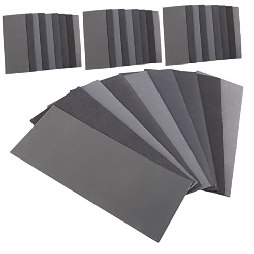 SHINEOFI 90Stücke Teiliges Schleifpapier Set Für Holz Und Flexibles Nass Und Schleifpapier Für Möbel Und Auto Oberflächenpolitur von SHINEOFI