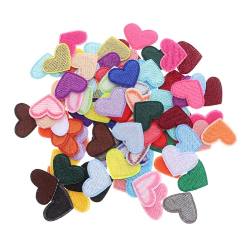 SHINEOFI 93 Stück Teiliges Buntes Herz Aufnäher Bestickte Bügel Patches für Kleidung Vielseitige Diy Nähapplikationen Einfache Anbringung durch Bügeln oder Nähen für Romantische SHINEOFI 93 Stück Teiliges Buntes Herz Aufnäher Bestickte Bügel Patches für Kleidung Vielseitige Diy Nähapplikationen Einfache Anbringung durch Bügeln oder Nähen für Romantische von SHINEOFI